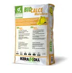 Mortero natural certificado, eco‑compatible, Biocalce Muroseco de Kerakoll. 25 kg